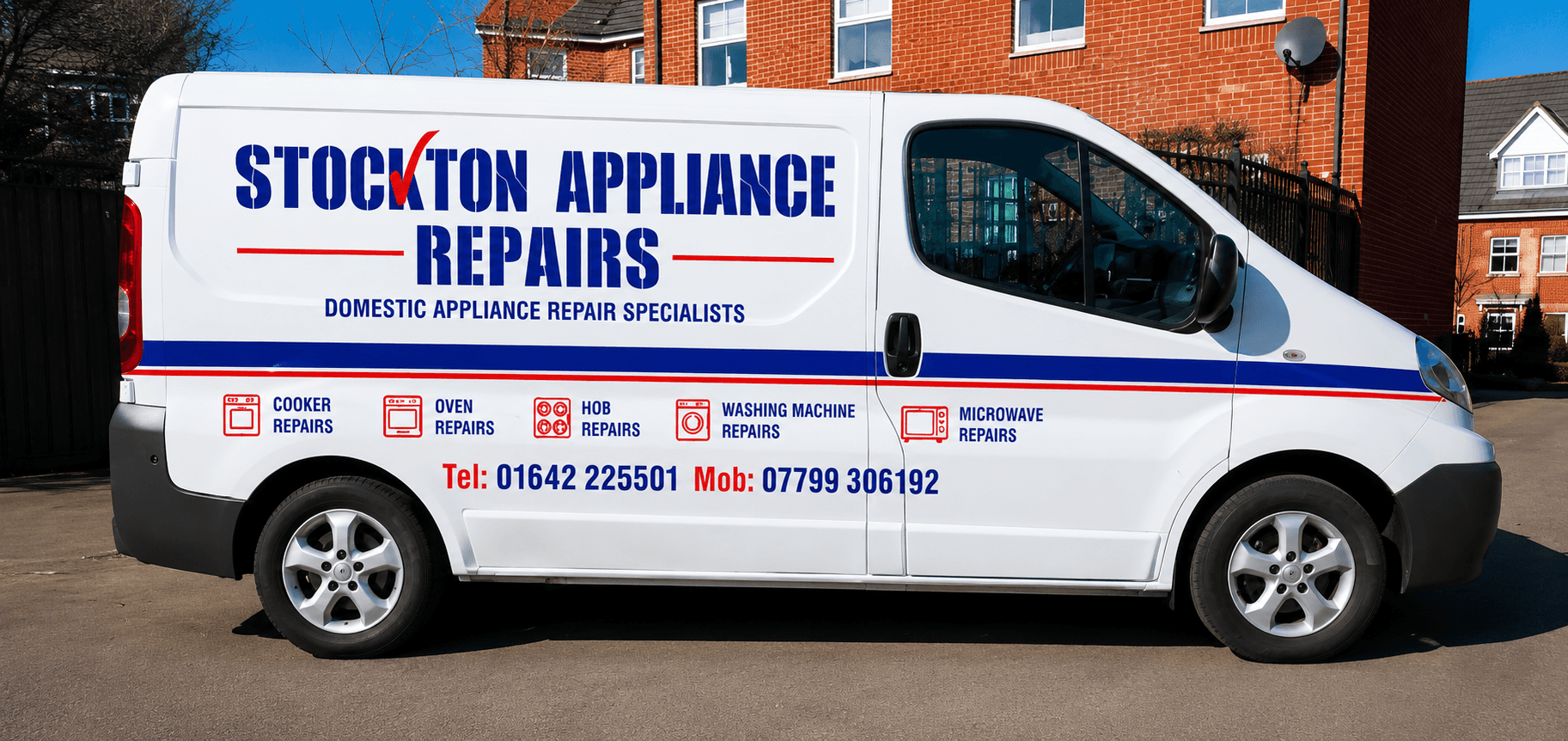 Stockton Appliance Repairs van